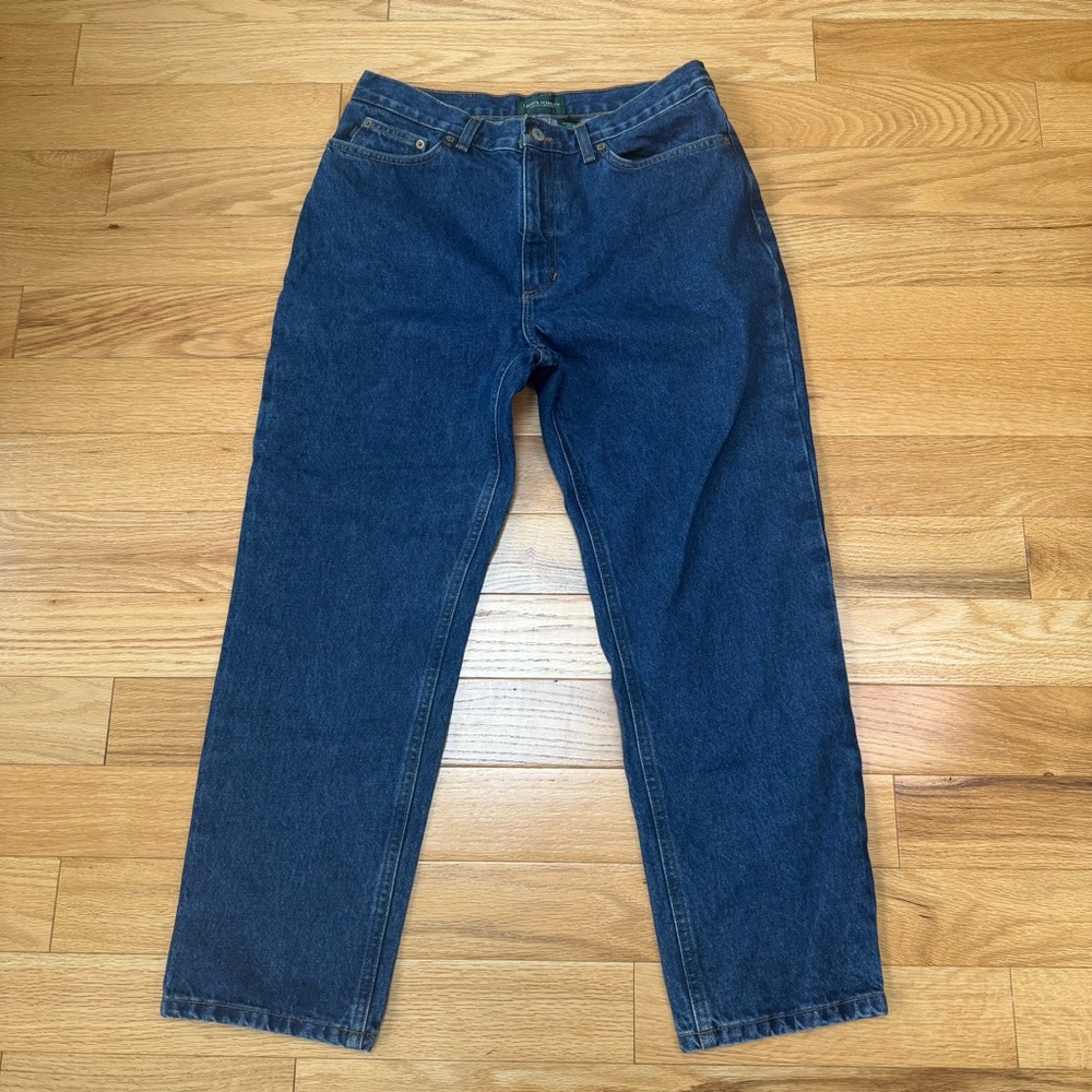 Ralph Lauren | Lauren Jeans Co. Women’s Straight Blue Jeans, Size 12 Petite